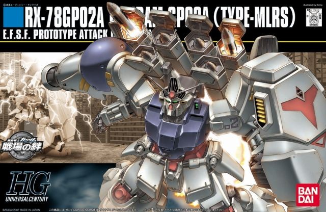 GUNDAM - HGUC 1/144 GP02A MLRS Custom - Model Kit