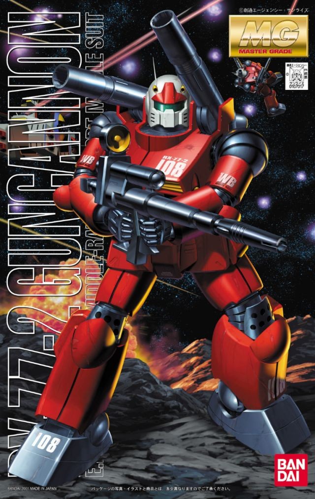 GUNDAM - MG 1/100 RX-77-2 Guncannon - Model Kit