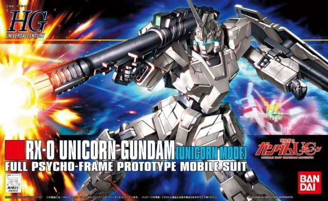 GUNDAM - HGUC Unicorn RX-0 Unicorn Mode - Model Kit