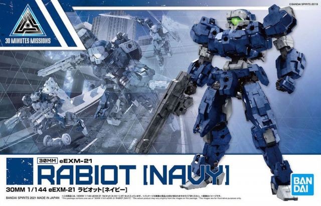 GUNDAM - 30MM 1/144 EEXM-21 Rabiot Navy - Model Kit REPROD
