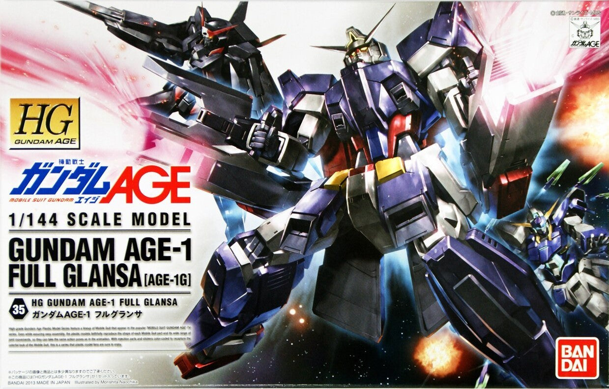 GUNDAM - HG 1/144 Gundam Age Gundam Age-1 Full Glansa - Model Kit