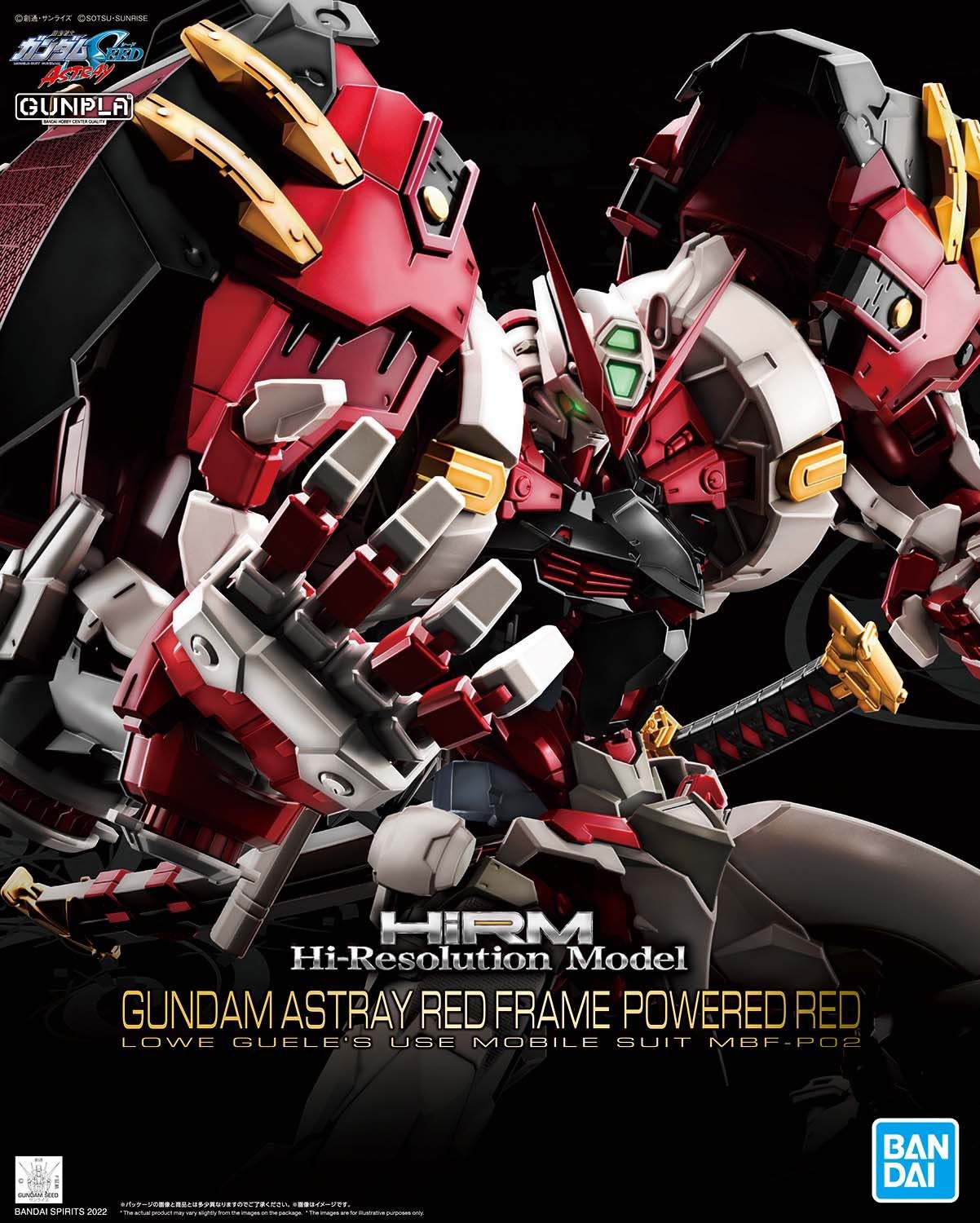 GUNDAM - Hi-Res 1/100 Gundam Astray Red Frame Powered - Model Kit