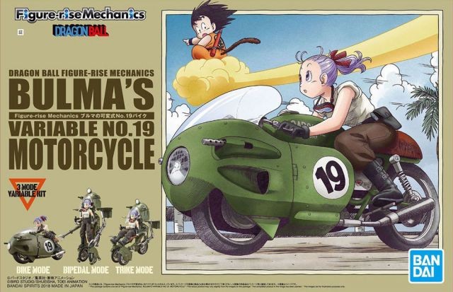 DRAGON BALL - Model Kit - Bulma's Variable No. 19 Motorcycle