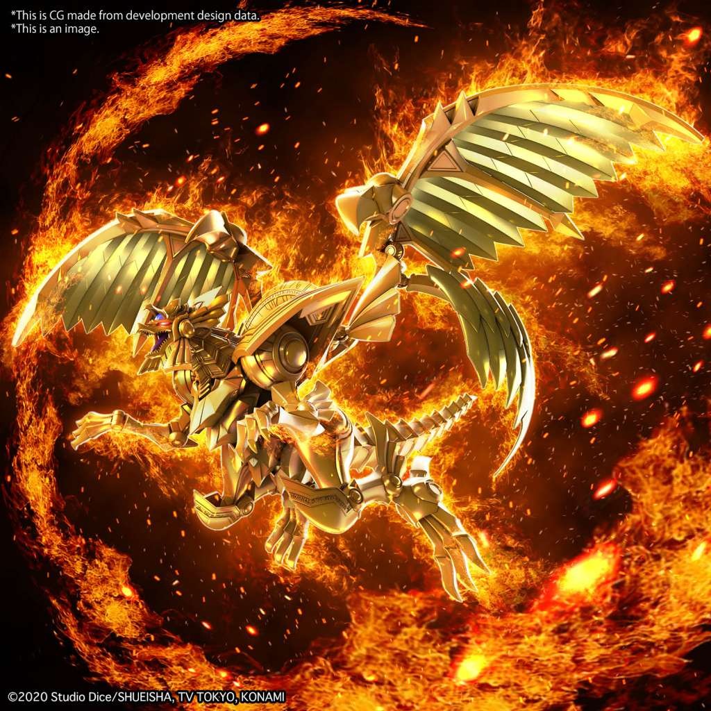 YU-GI-OH! -Figure-rise stand. Amplified Winged dragon of Ra -Model Kit