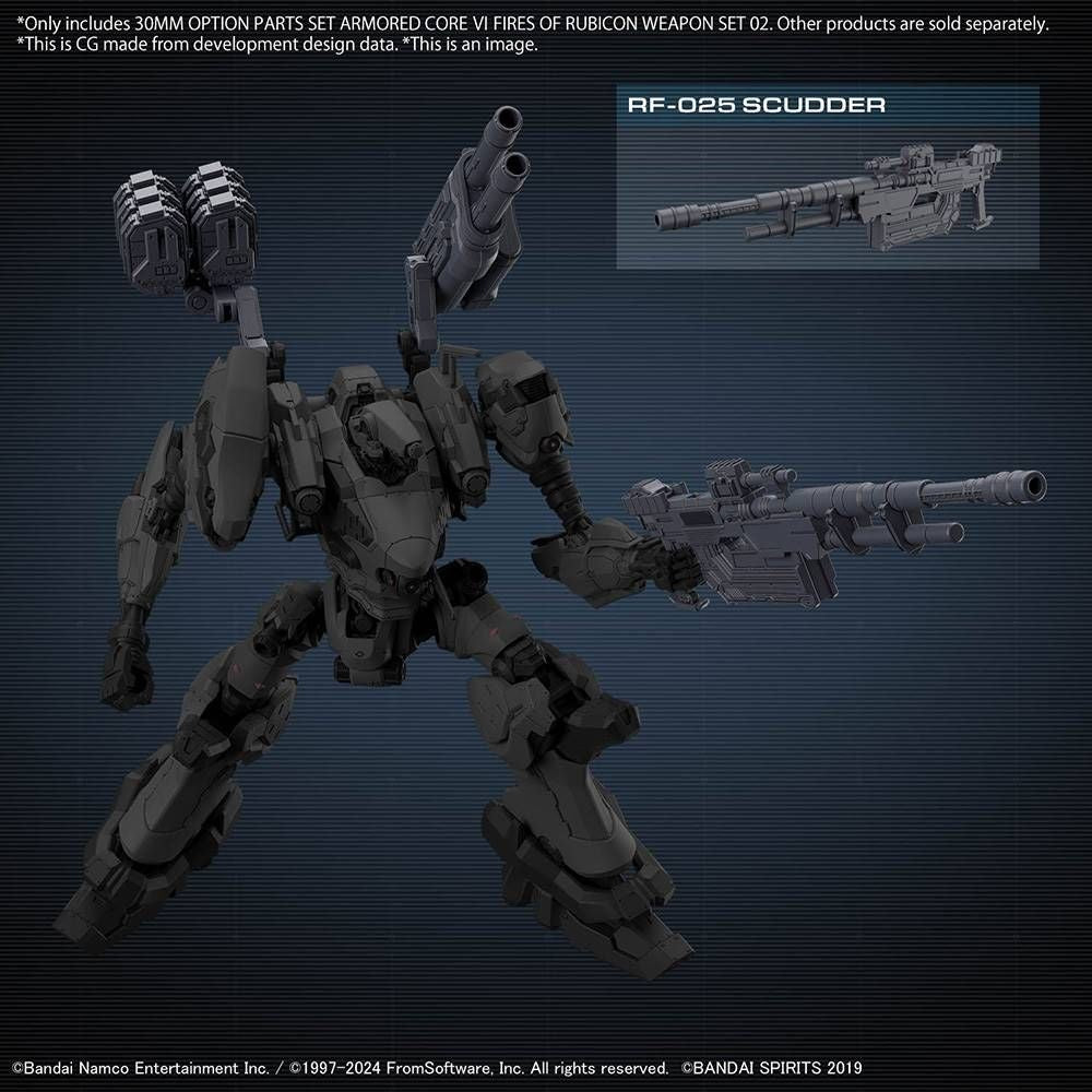 30MM - Option parts set Armored Core VI Weapon set 02 - Model Kit