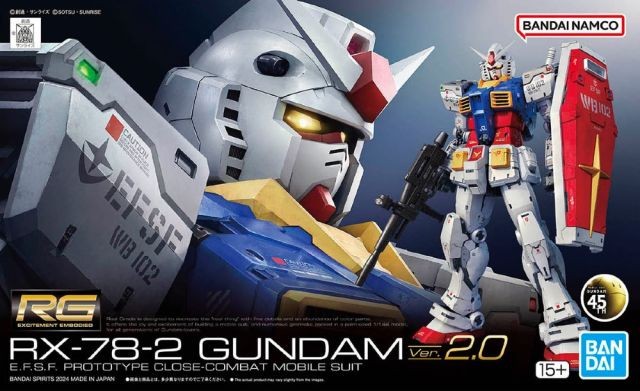 GUNDAM - RG 1/144 RX-78-2 Gundam Ver. 2.0 - Model Kit