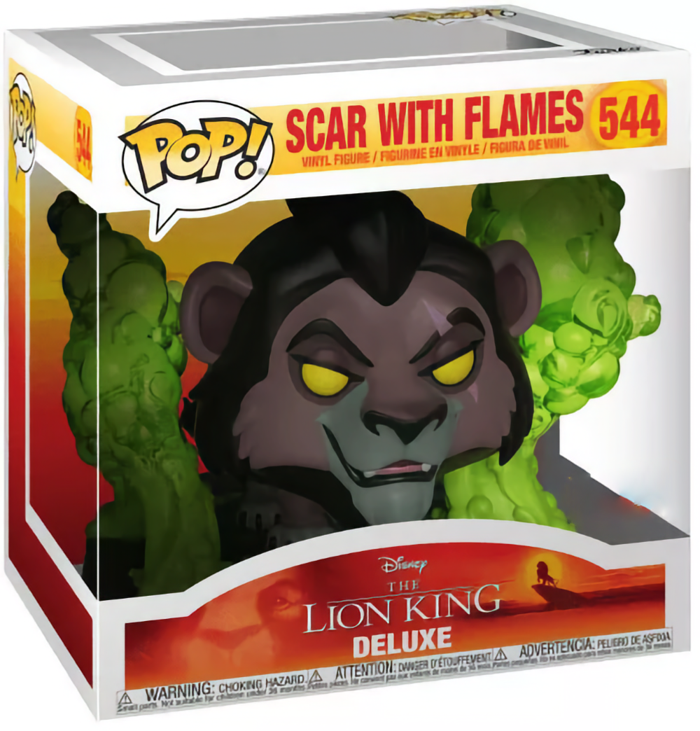 THE LION KING - POP Deluxe N° 544 - Scar in Flames with Chase
