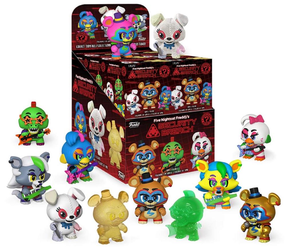 FNAF SECURITY BREACH S1 - Mystery Minis (BOX 12 Figurines)