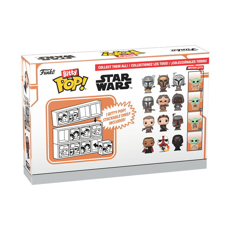 THE MANDALORIAN - Bitty Pop 4 Pack 2.5cm - Mandalorian