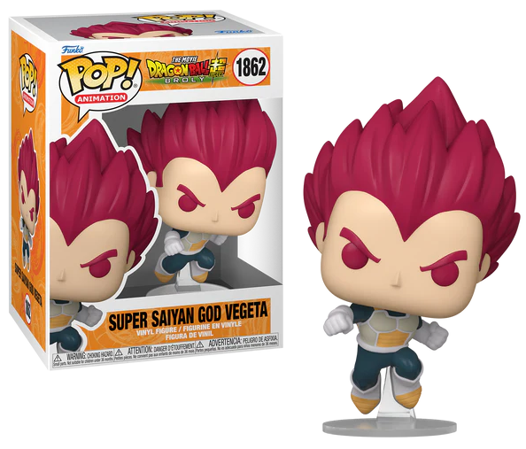 Dragon Ball Super: Broly POP! Animation Vinyl Figure SSG Vegeta 9 cm
