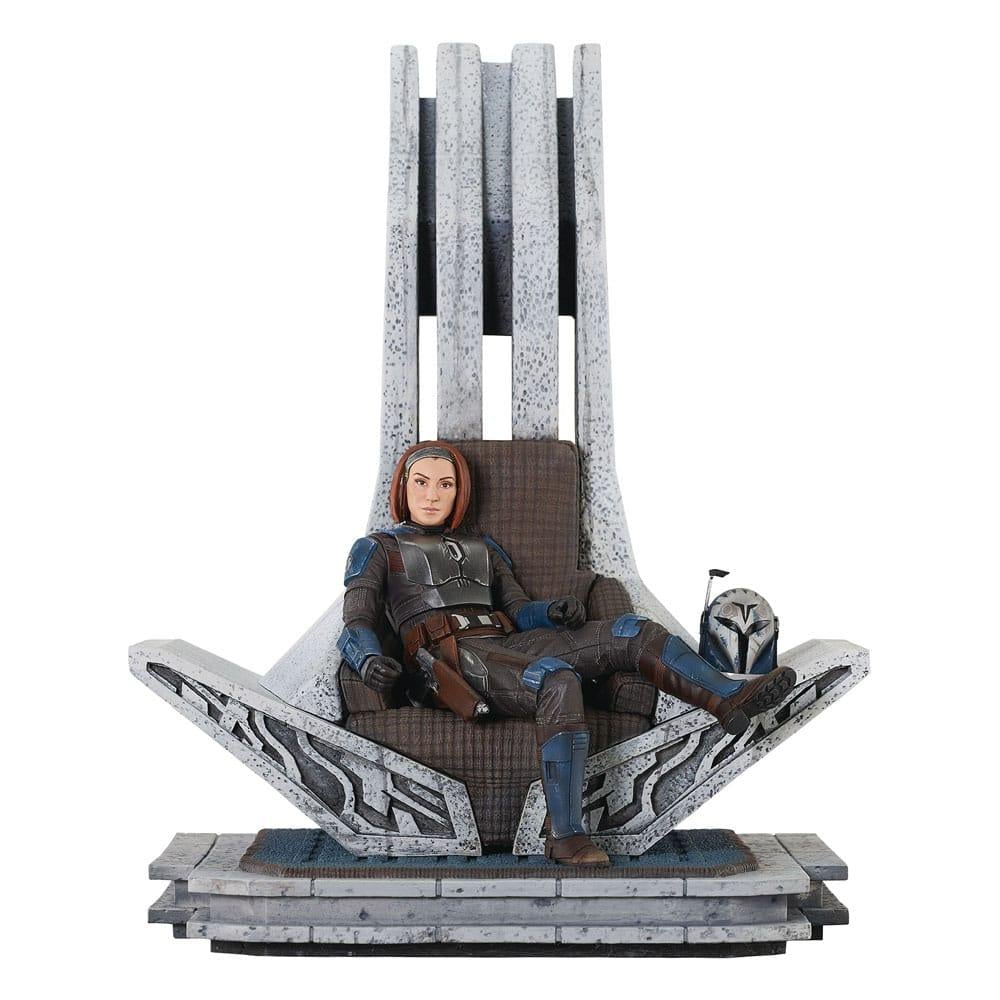 THE MANDALORIAN - Bo-Katan on Throne - Statue Premier Collection 35cm
