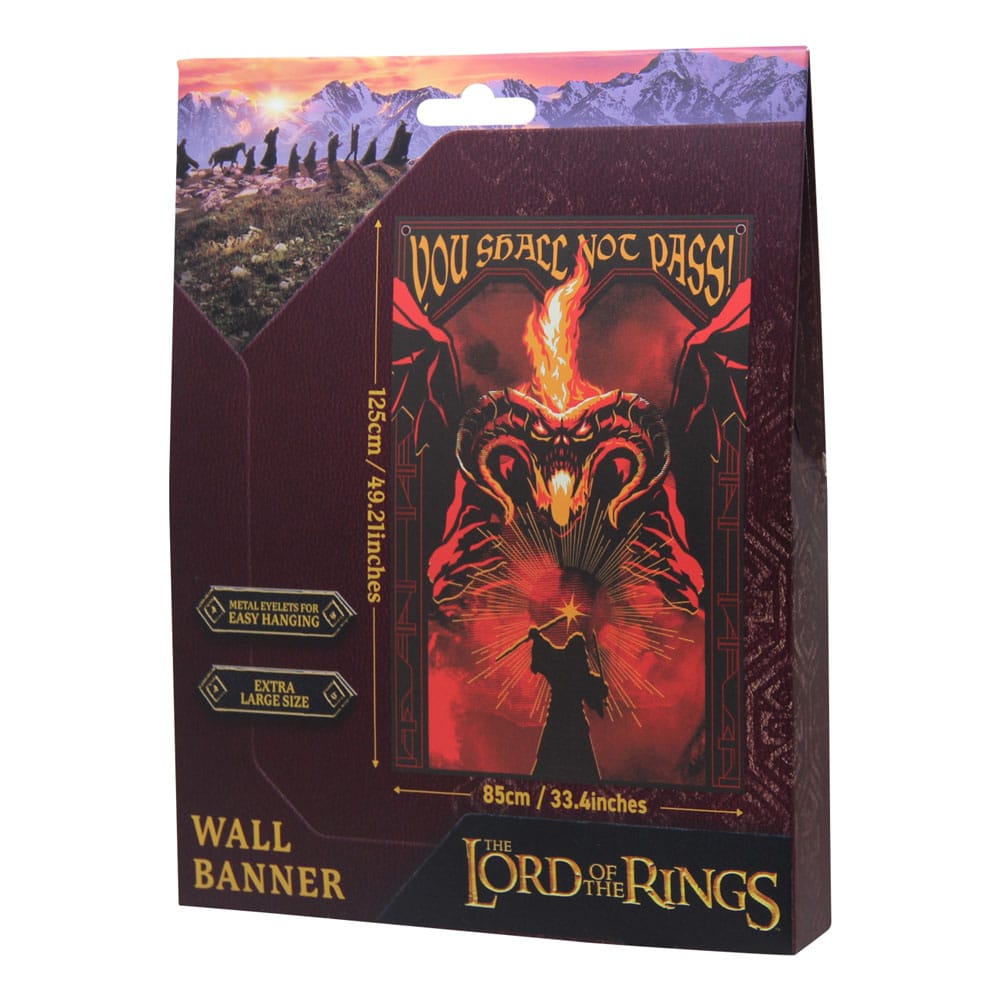 THE LORD OF THE RINGS - Balrog - Wall Banner '125 x 85 cm'