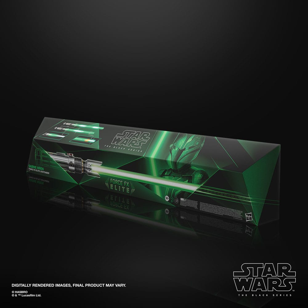 STAR WARS AHSOKA - Black Series Lightsaber Force FX Elite Sabine Wren