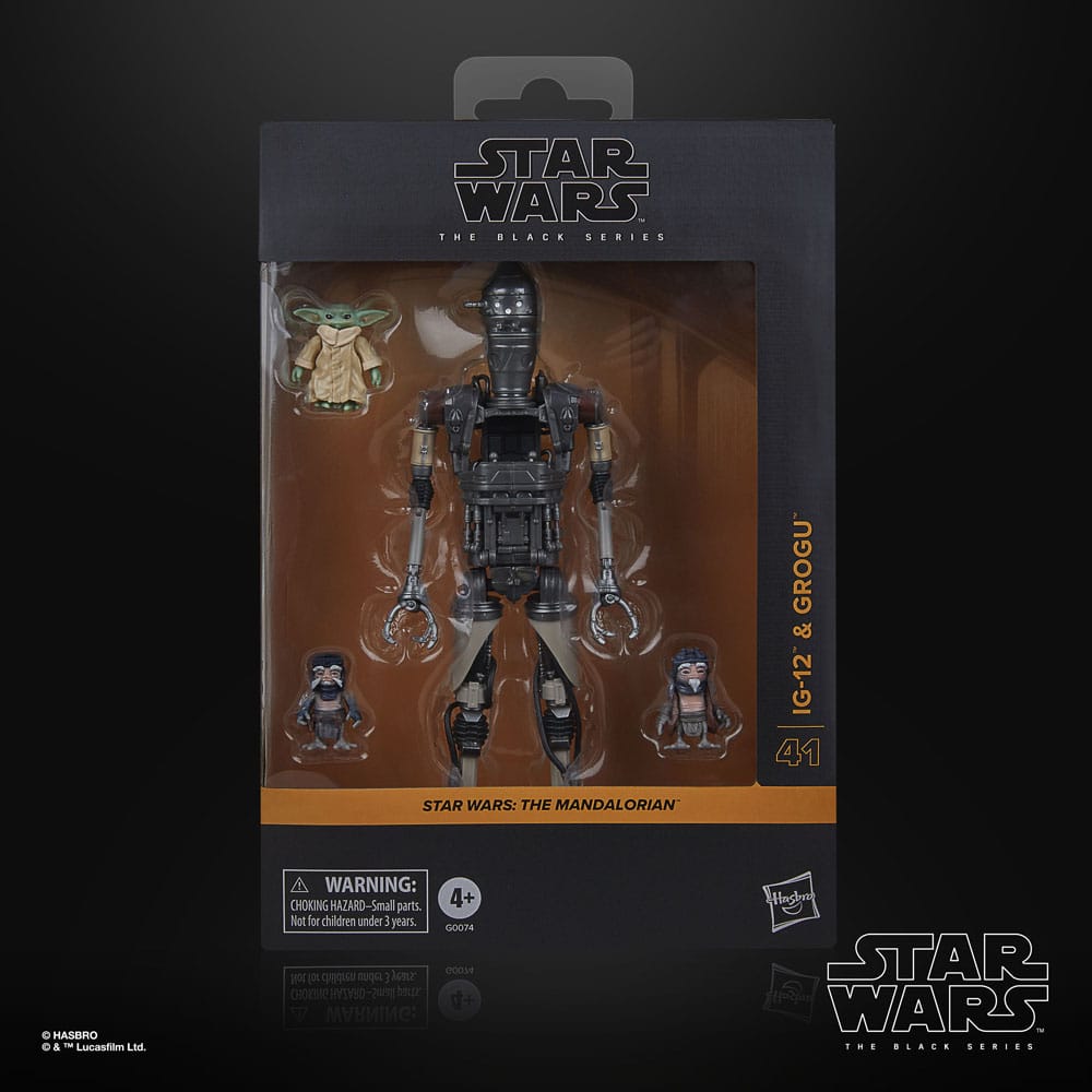 THE MANDALORIAN - IG-12 & Grogu - Figure Black Series 15cm