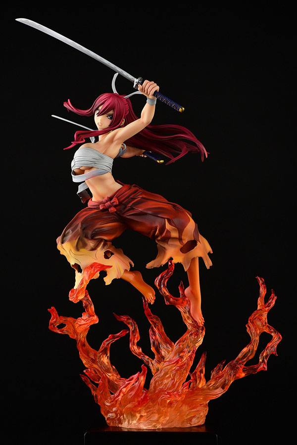 FAIRY TAIL - Erza Scarlet Samurai Ver. Kurenai - Statue OrcaToys 43cm