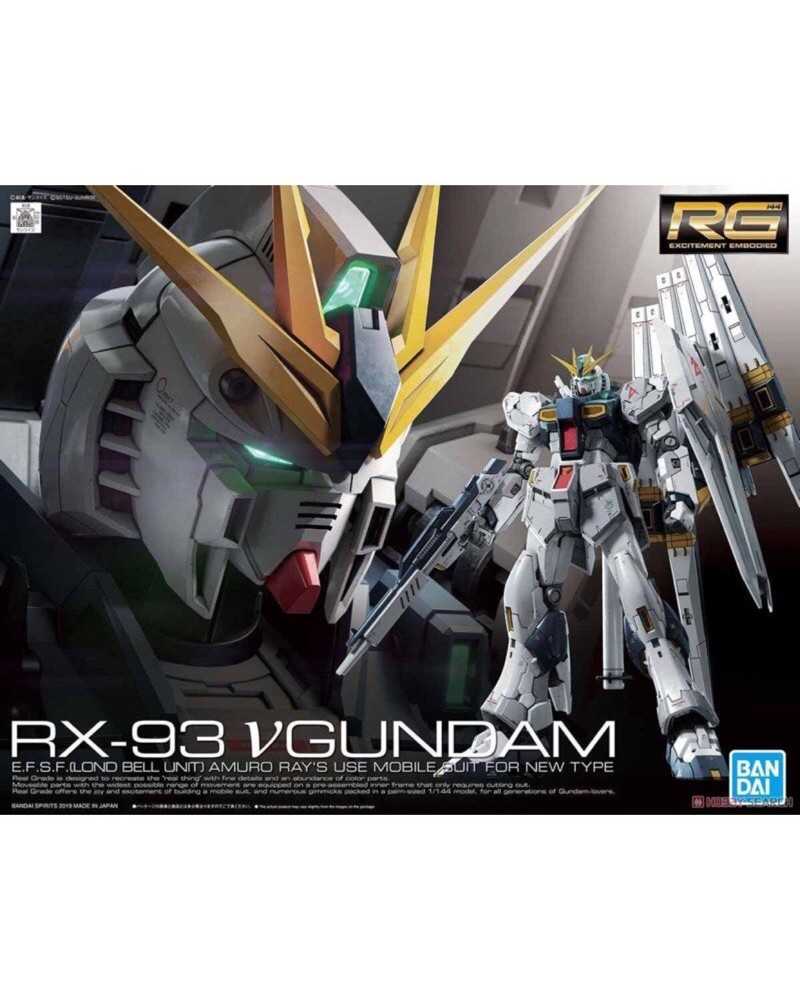 RG RX-93 Nu Gundam - Bandai | TanukiNerd.it