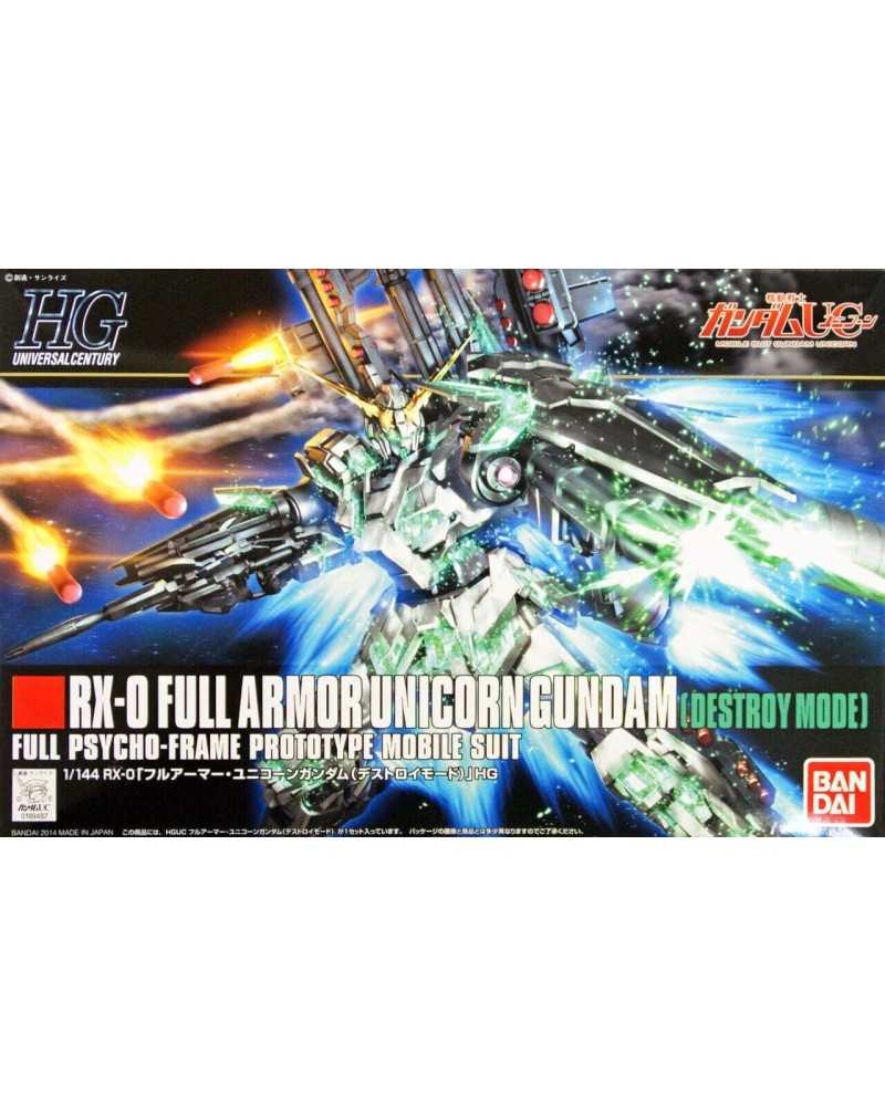 HGUC RX-0 Full Armor Unicorn Gundam (Destroy Mode) Green Color Ver. - Bandai | TanukiNerd.it