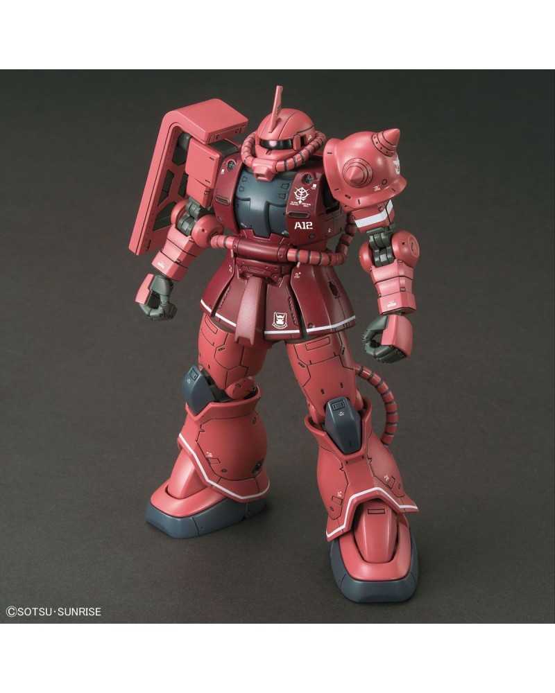 HG MS-06S Zaku II Char Custom Red Comet (Gundam The Origin Ver.) - Bandai | TanukiNerd.it