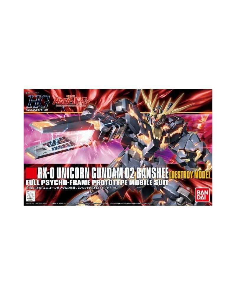 HGUC RX-0 Unicorn Gundam 02 Banshee (Destroy Mode) - Bandai | TanukiNerd.it