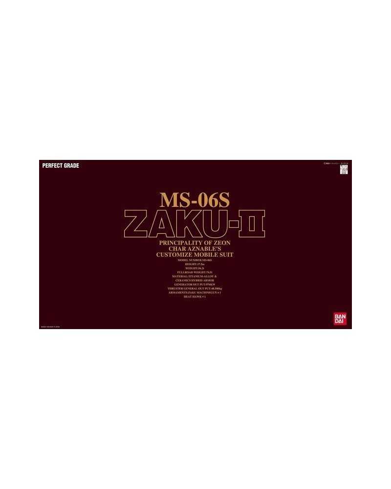 PG MS-06S Zaku II Char Custom - Bandai | TanukiNerd.it