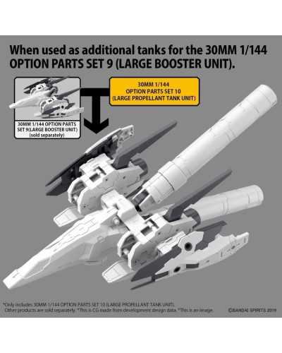 30MM Option Parts Set 10 (Large Propellant Tank Unit) - Bandai | TanukiNerd.it
