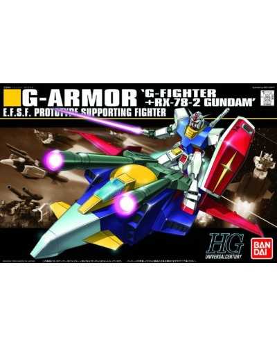 HGUC 050 G-Armor: RX-78-2 Gundam + G-Fighter - Bandai | TanukiNerd.it