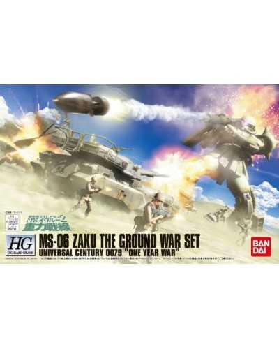 HGUC MS-06 Zaku The Ground War Set - Bandai | TanukiNerd.it