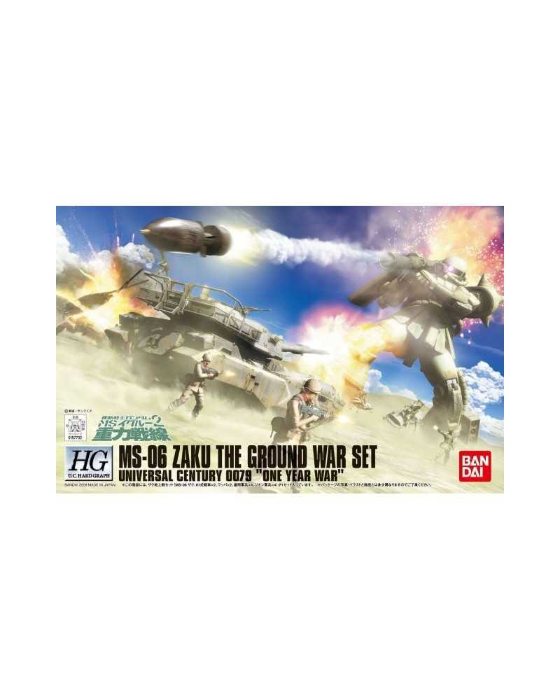 HGUC MS-06 Zaku The Ground War Set - Bandai | TanukiNerd.it