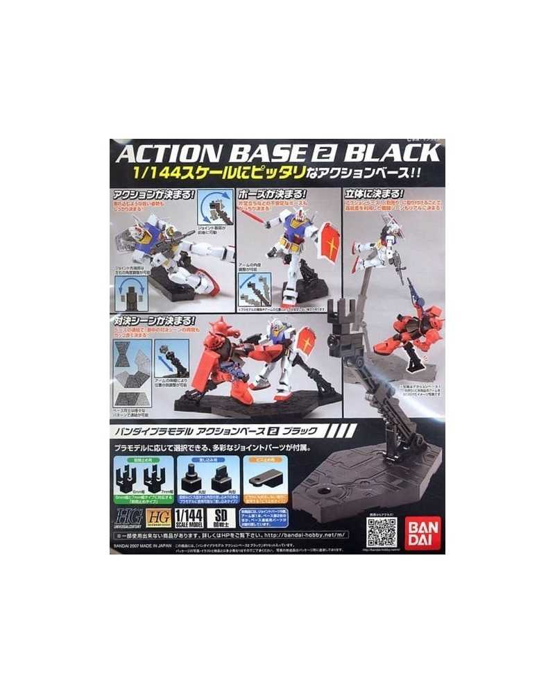 1/144 Display Stand Action Base 2 BLACK