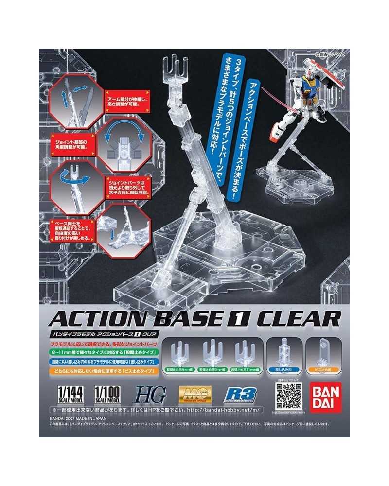 Display Stand Action Base 1 CLEAR 1/100