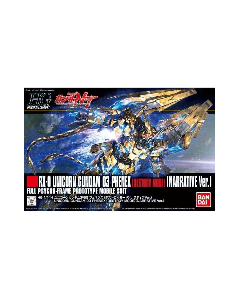 HGUC 213 RX-0 Unicorn Gundam 03 Phenex (Destroy Mode) Narrative Ver.