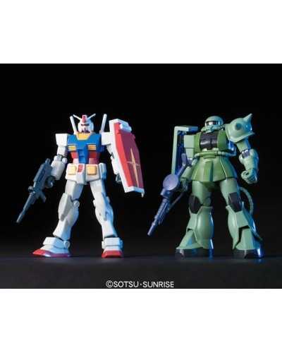 HGUC 1/144 Gunpla Starter Set: Gundam vs Zaku II