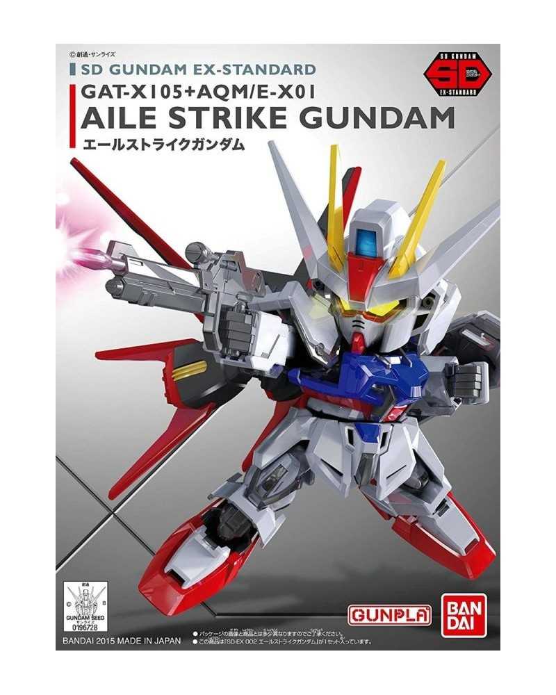 SD Gundam EX-Standard 02 GAT-X105+AQM/E-X01 Aile Strike Gundam