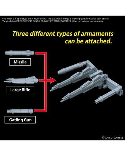 [PREORDER] GUNDAM -Option Parts Set Gunpla 07 (Powered Arms Powereder)