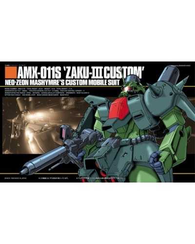 [PREORDER] HGUC 003 AMX-011S Zaku III Custom