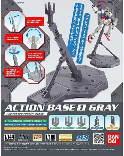 Gundam - Action Base 1 GREY Display Stand