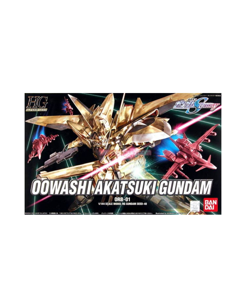 HG Seed 40 ORB-01 Oowashi Akatsuki Gundam