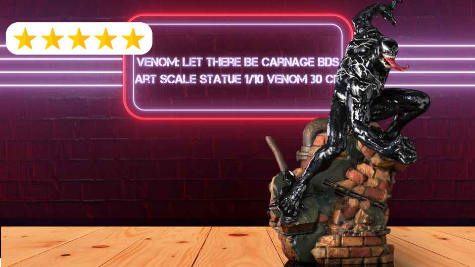Recensione – Venom: Let There Be Carnage BDS Art Scale Statue 1/10 (Venom 30 cm)