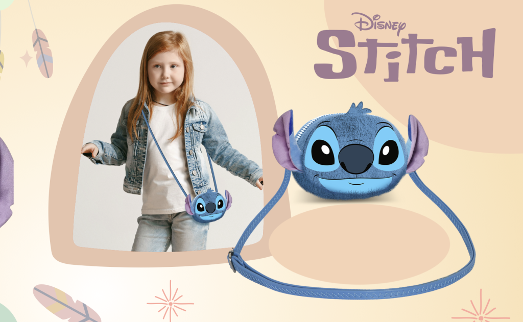 [PREORDER] STITCH - Love - Mini Fur Heady Shoulder Bag '20x15x6cm'