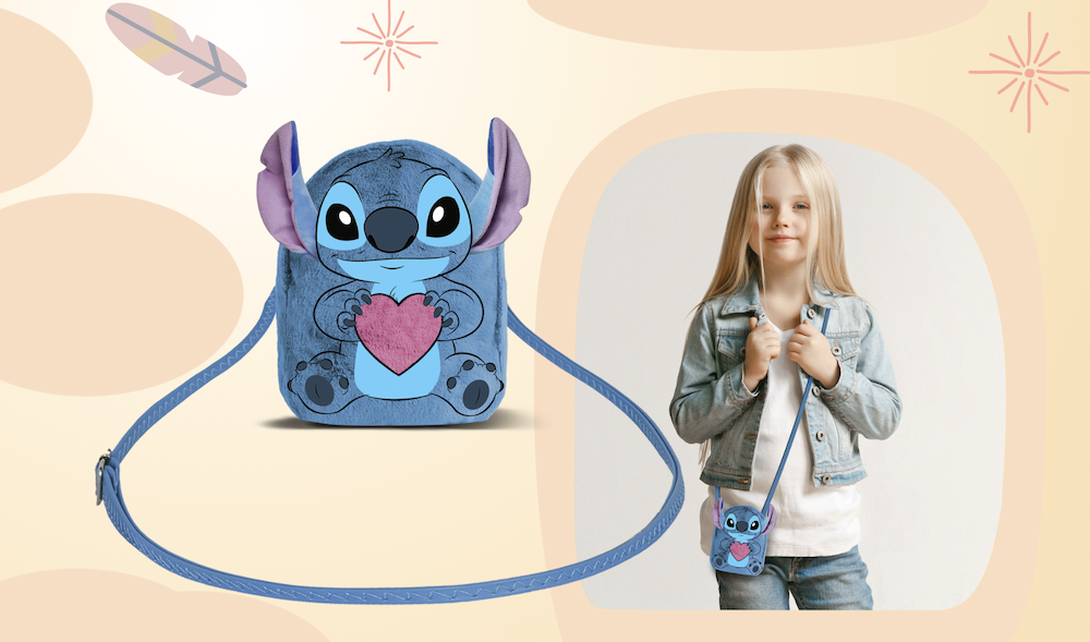 [PREORDER] STITCH - Love - Mini Fur Shoulder Bag '17x12x6cm'