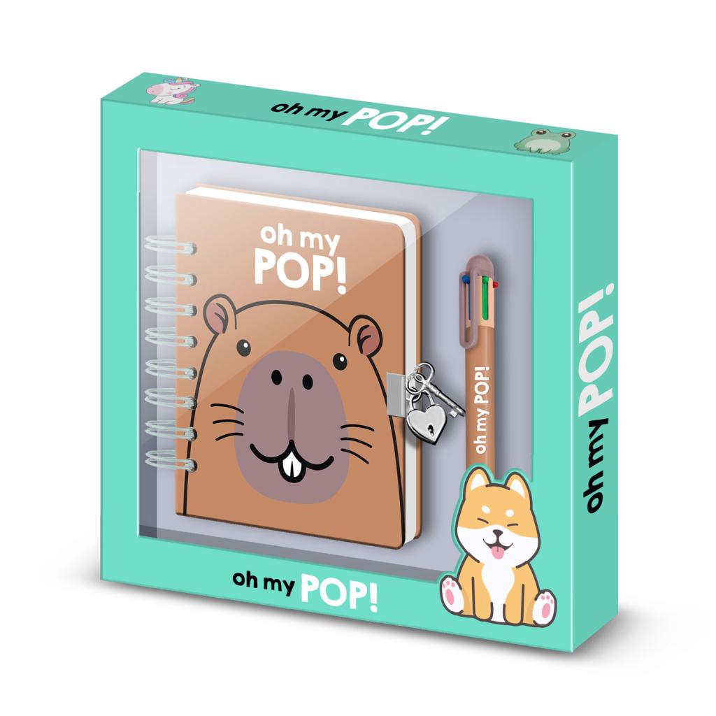 [PREORDER] OH MY POP! - Capybara - Gift Box - Diary + Pen