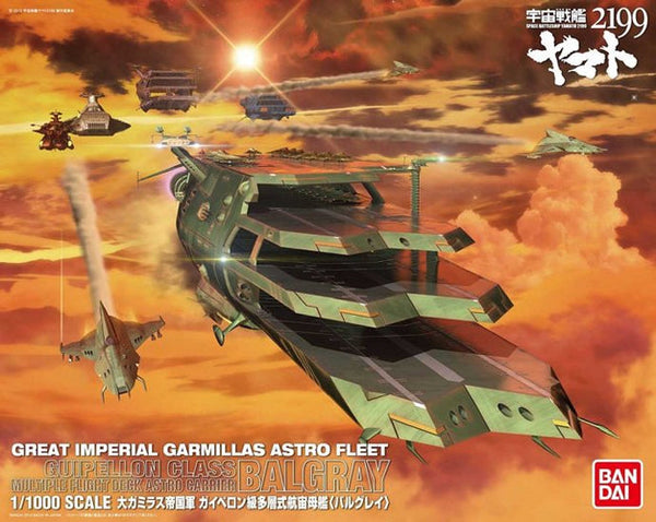 YAMATO - 1/1000 Gaiperon Multi-Level Space Carrier Balgray - Model Kit - Bandai - Model Kit