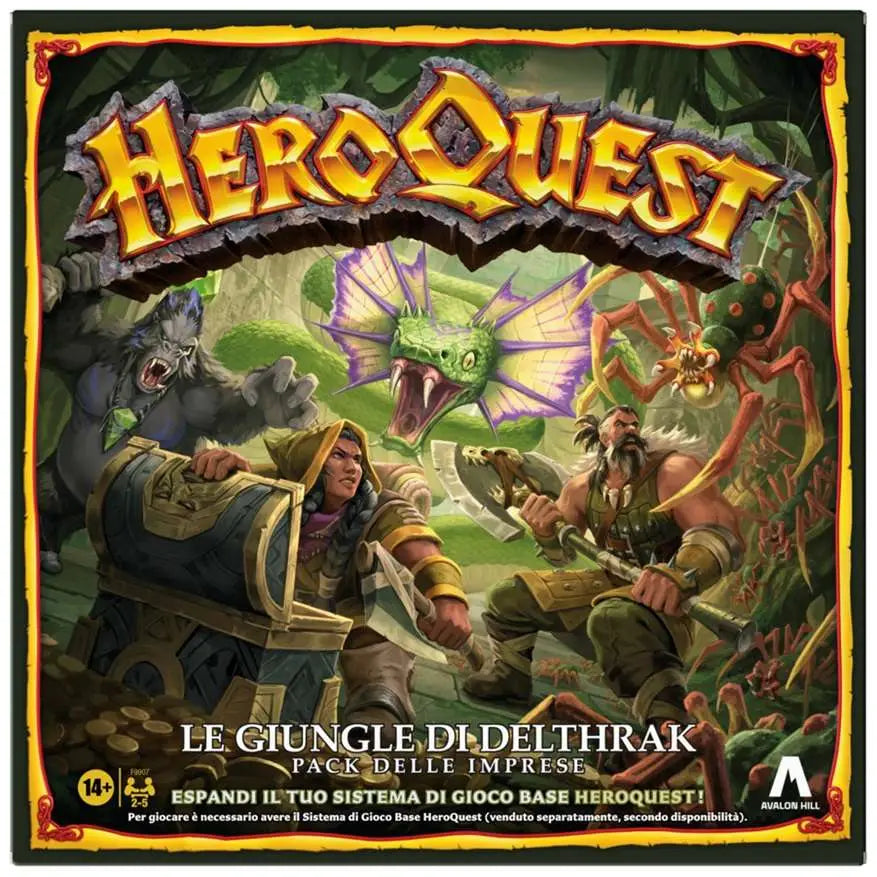 [PREORDINE] HeroQuest: Le Giungle di Delthrak - Espansione Gioco da Tavolo