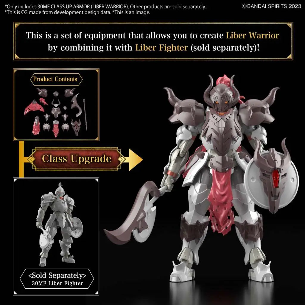 30MF Class Up Armor Liber Warrior - Model Kit Bandai