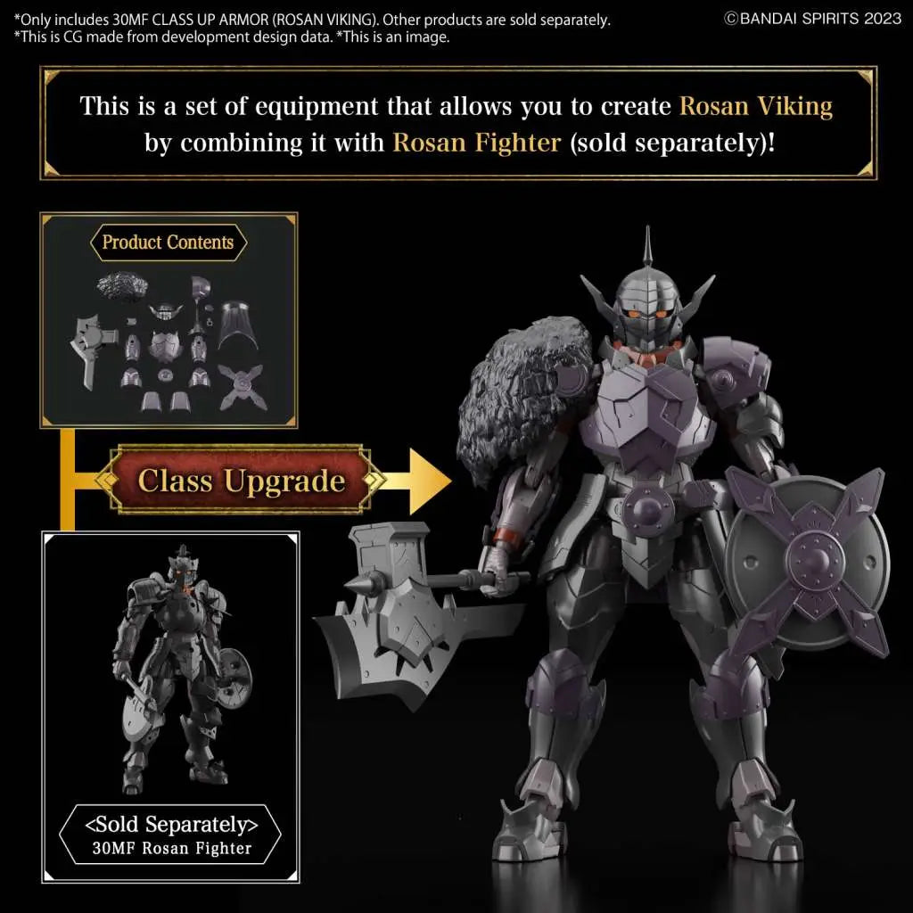 30MF Class Up Armor Rosan Viking - Bandai Model Kit