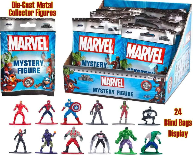 [PREORDINE] Marvel Metal Nano Figures Blind Box (24 pz)