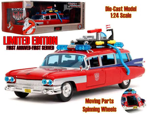 [PREORDINE] GHOSTBUSTERS x TRANSFORMERS ECTO-1 x OPTIMUS PRIME 1/24 Die-Cast