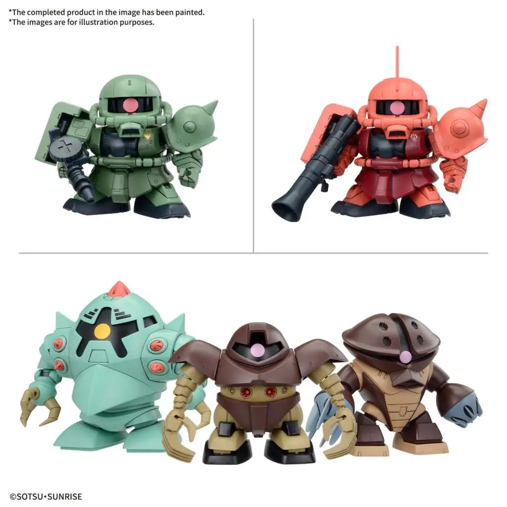 [PREORDINE] BB Senshi MS Gundam Principality of Zeon MS Set - Gunpla Bandai