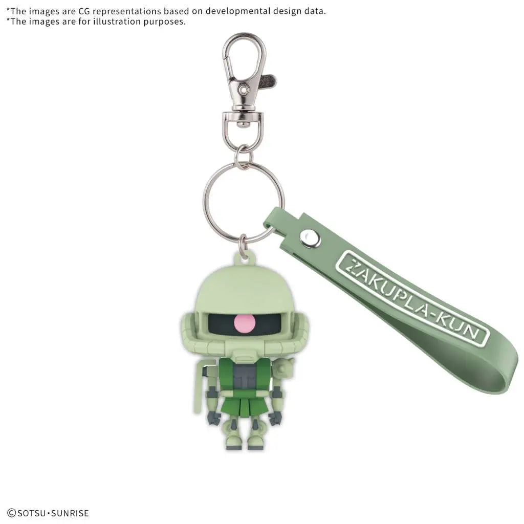 [PREORDINE] ZAKUPLAKUN 3D Rubber Mascot Keychain - Portachiavi Bandai Gunpla