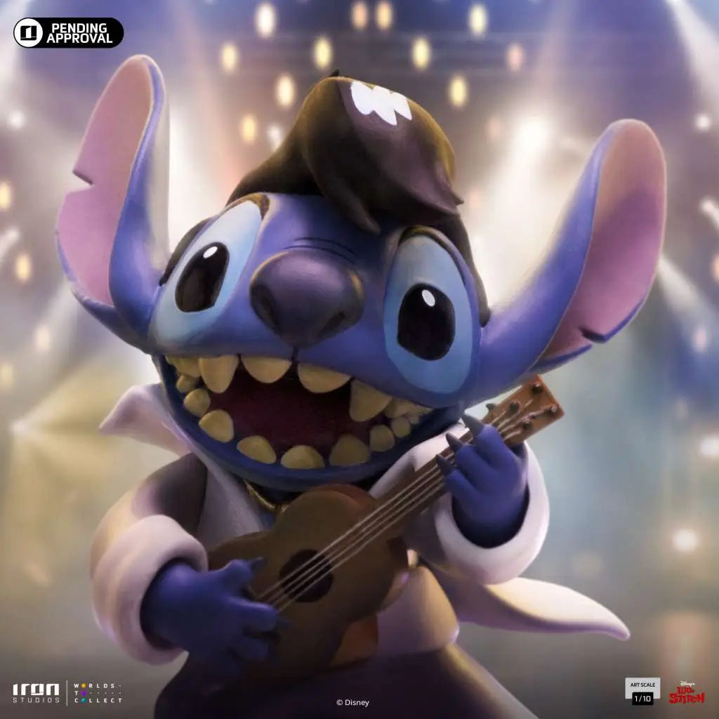 [PREORDINE] Stitch King of Rock 1/10 Statua - Iron Studios